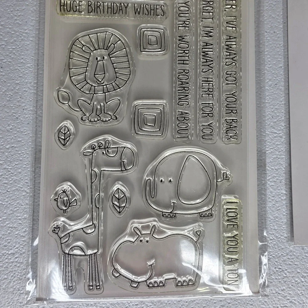 NEW My Favorite Things Safari Friends Stamp Die Set CS-321 MFT-1365 Animals